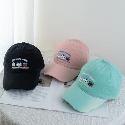 Cartoon Embroidered Baseball Cap