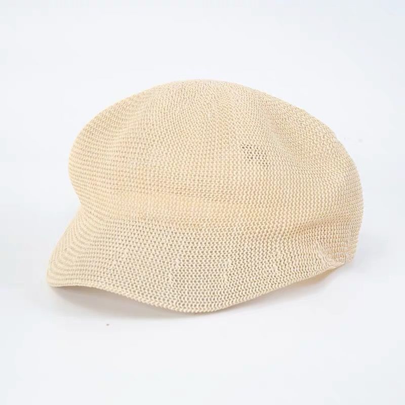 Plain Straw Beret