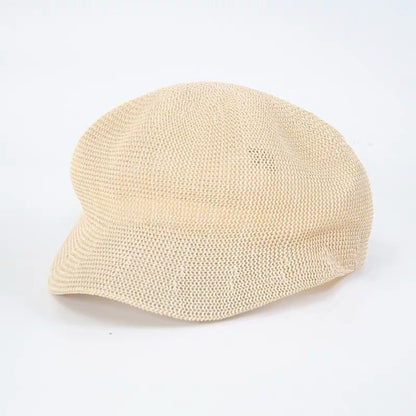 Plain Straw Beret