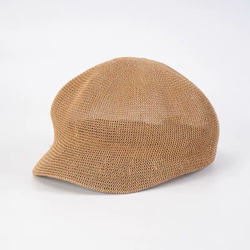 Plain Straw Beret