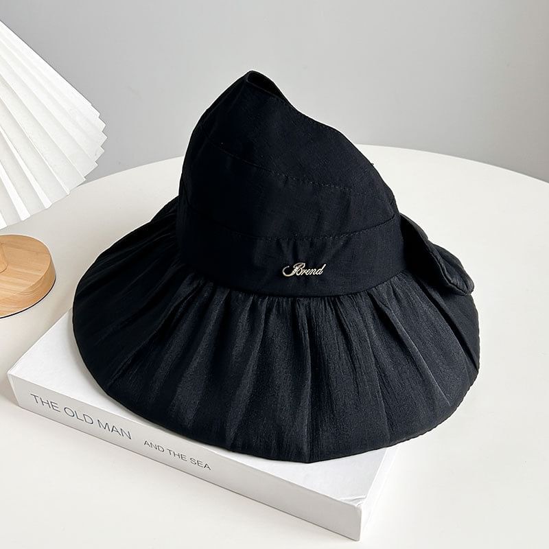 Plain Lettering Sun Hat