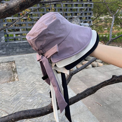 Plain Bow Bucket Hat