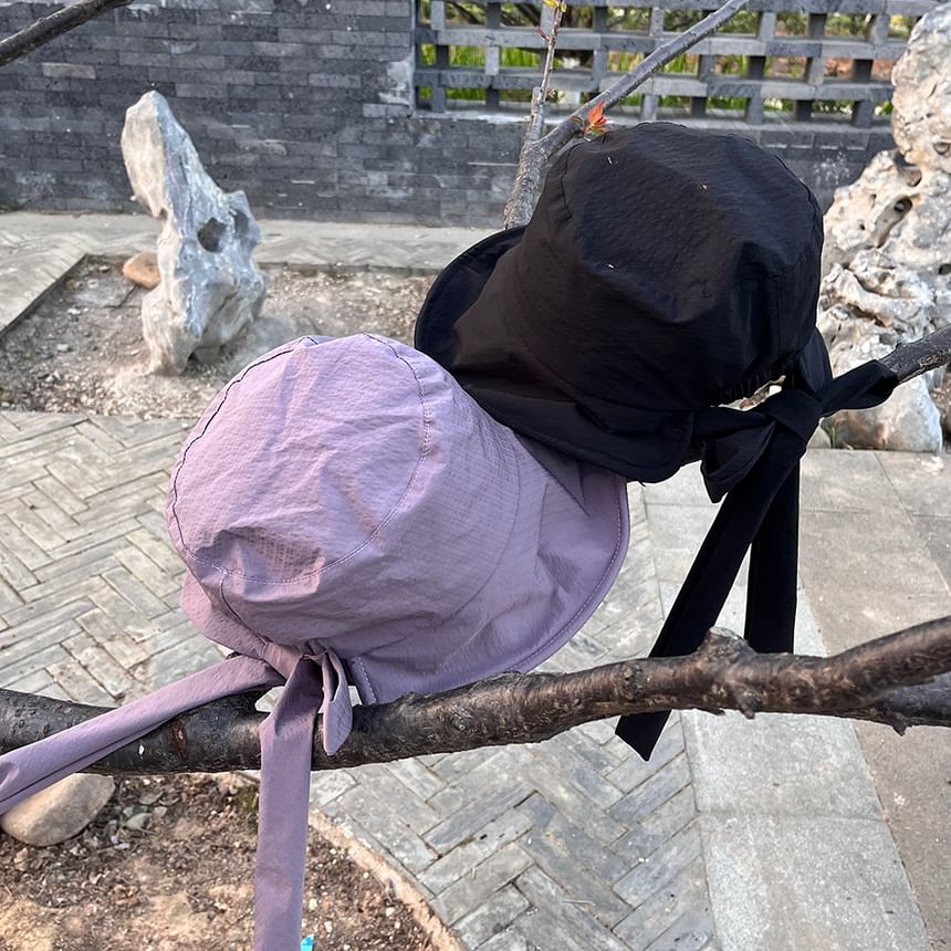 Plain Bow Bucket Hat