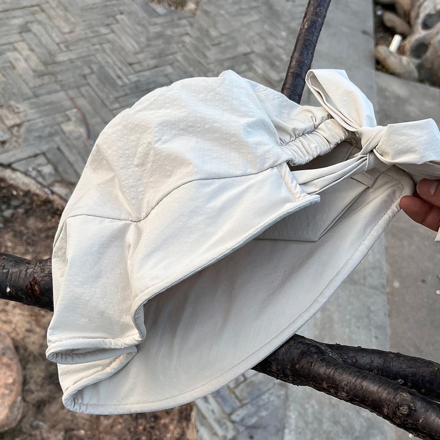 Plain Bow Bucket Hat