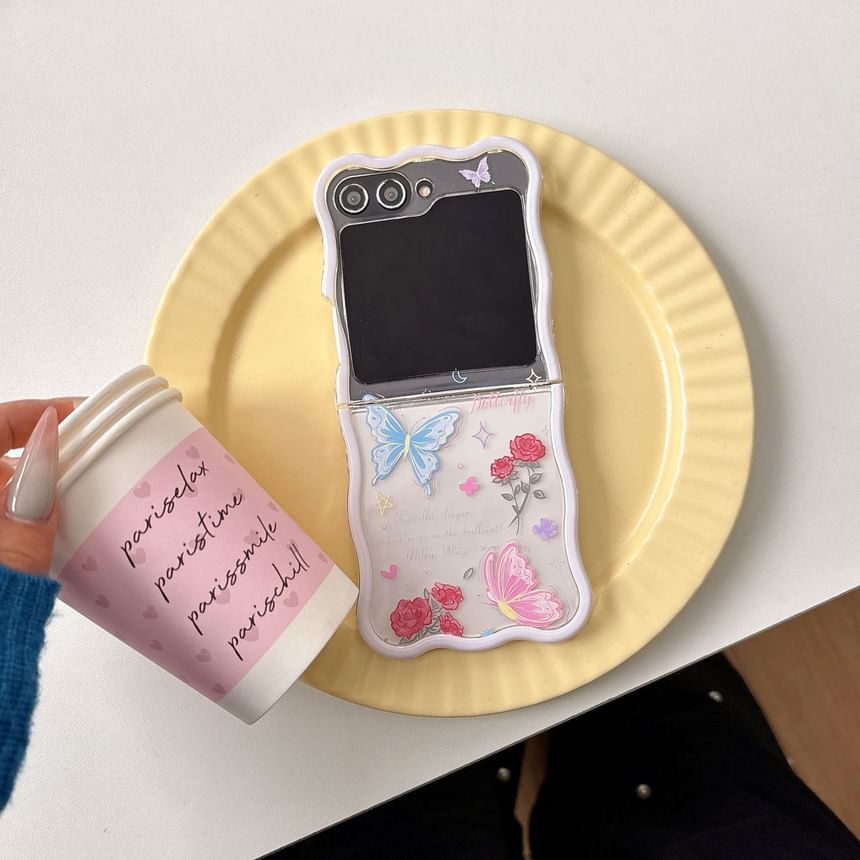 Rose Butterfly Phone Case / Strap / Set