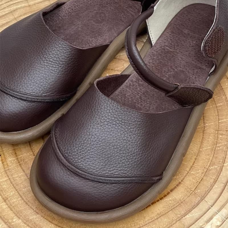 Platform Faux Leather D'Orsay Shoes