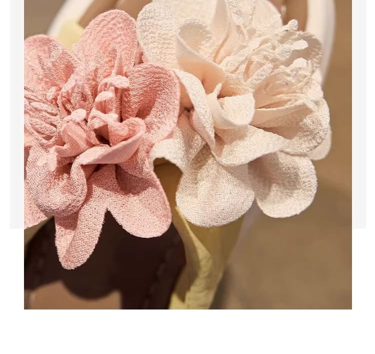 Platform Floral Slide Sandals