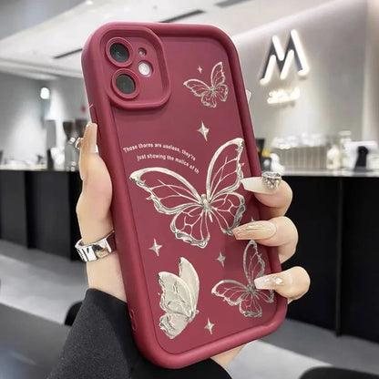 Butterfly Print Samsung Phone Case