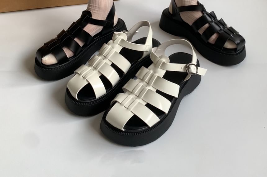 Platform Chunky Heel Roman Sandals