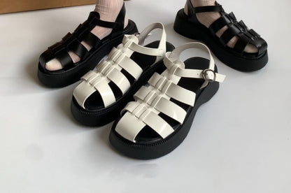 Platform Chunky Heel Roman Sandals
