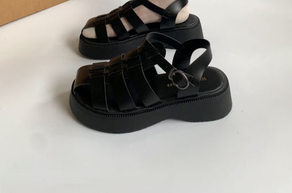 Platform Chunky Heel Roman Sandals