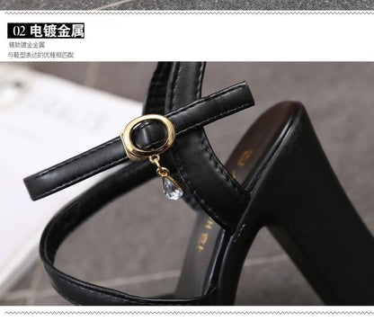 Strappy Platform Chunky Heel Sandals