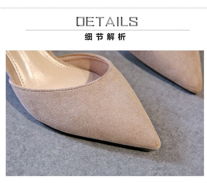 Ankle Strap Pointed High Heel Sandals (Various Designs)