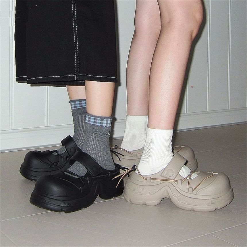 Platform Mary Jane Mules