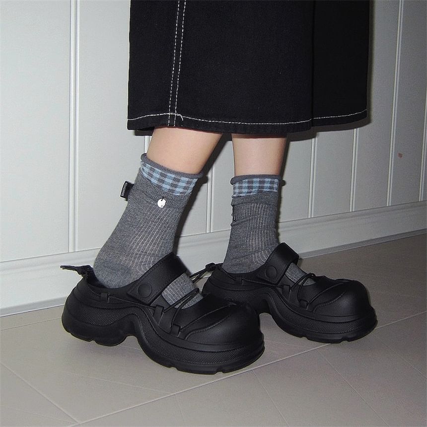 Platform Mary Jane Mules