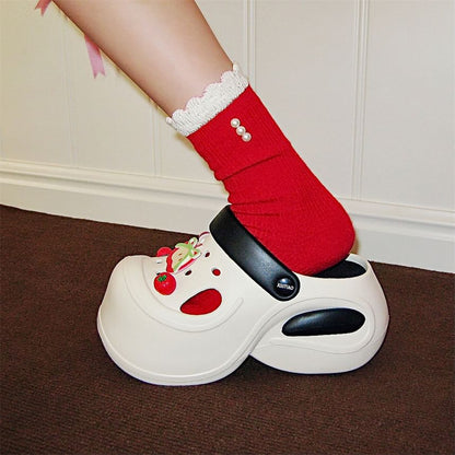Platform Two Tone Sandals