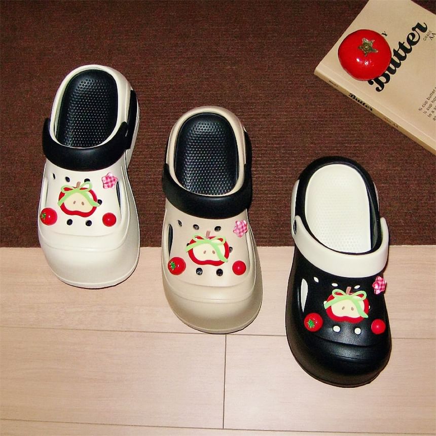 Platform Two Tone Sandals
