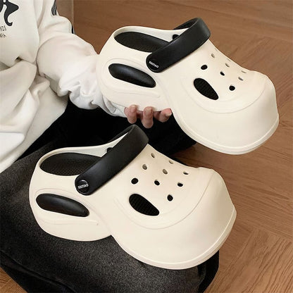 Platform Two Tone Sandals