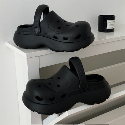 Platform Plain Sandals