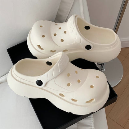 Platform Plain Sandals