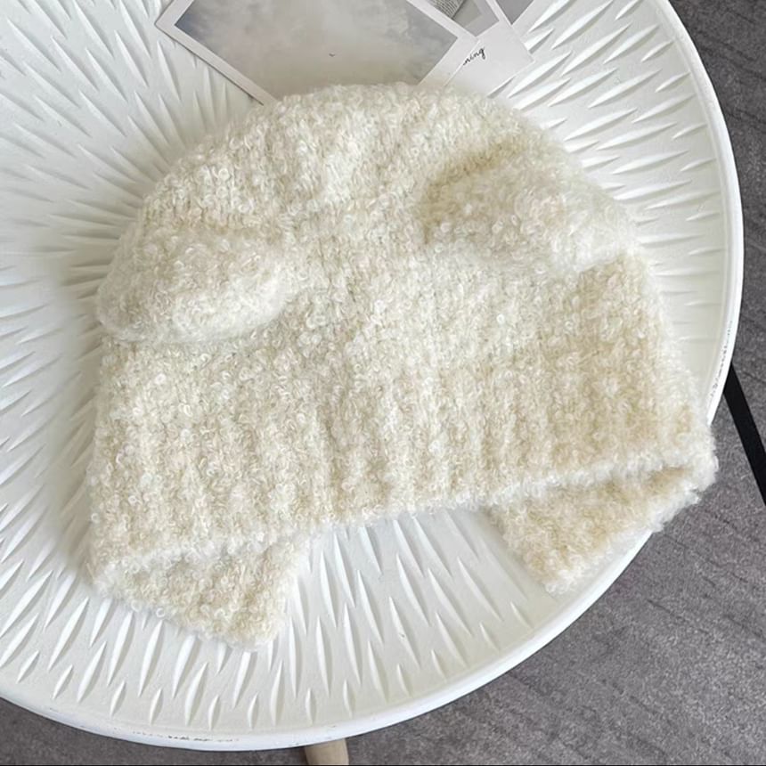 Bear Ear Knit Trapper Hat (Various Designs)