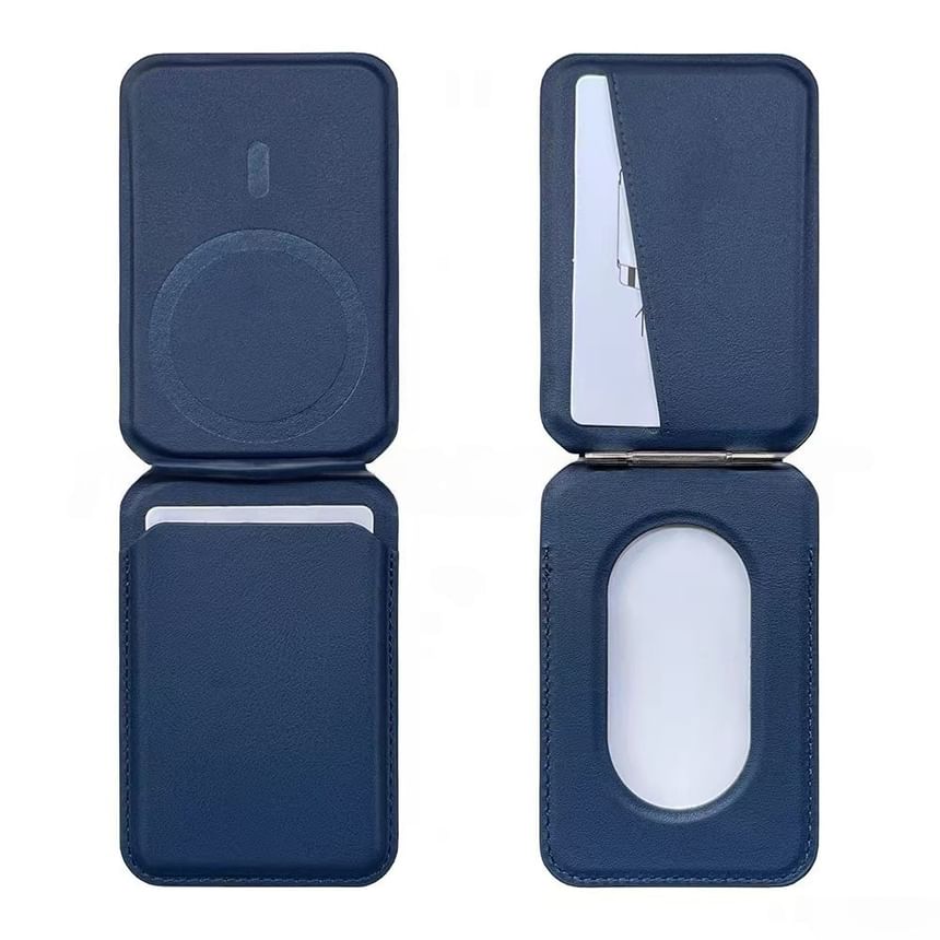 Plain Magnetic (Compatible with MagSafe) Card Holder with Stand