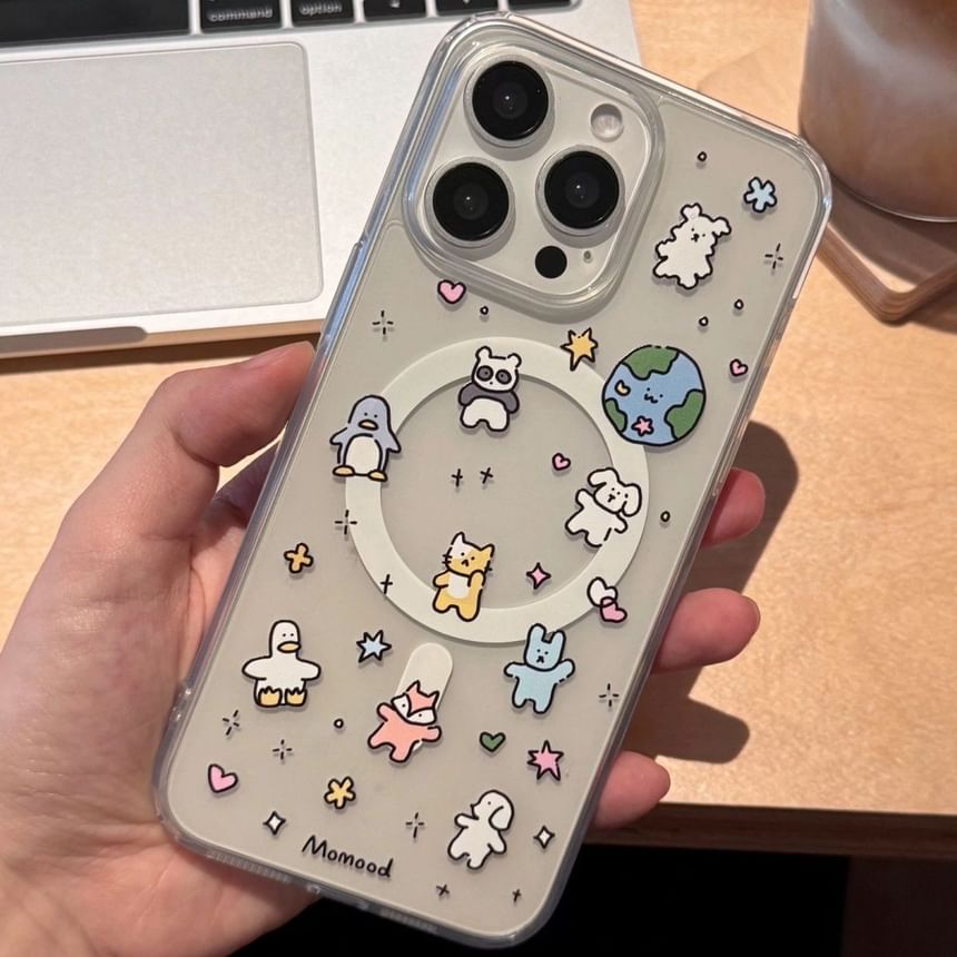 Animal & Earth Magnetic (Compatible with MagSafe) Phone Case / Card Holder / Set