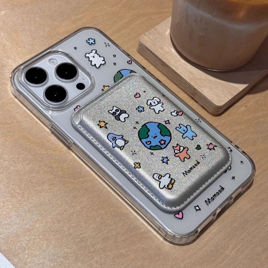 Animal & Earth Magnetic (Compatible with MagSafe) Phone Case / Card Holder / Set
