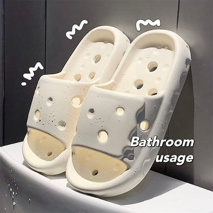 Couple Matching Plain Bathroom Home Slippers