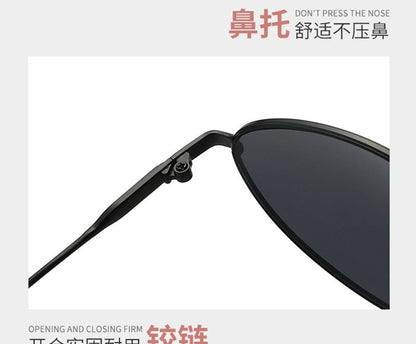 Oval Metal Frame Sunglasses