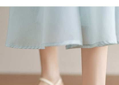 Square-Toe Buckled Sandals