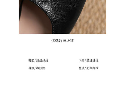 Chunky Heel Square-Toe Sandals