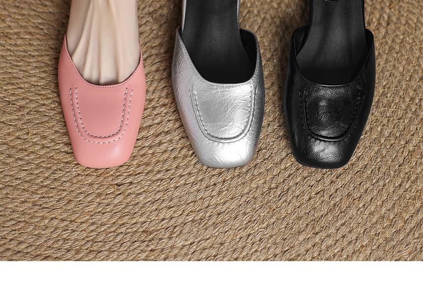 Square-Toe Sandals
