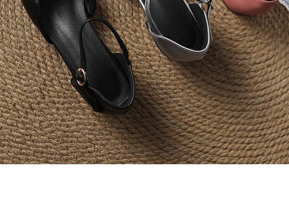 Square-Toe Sandals