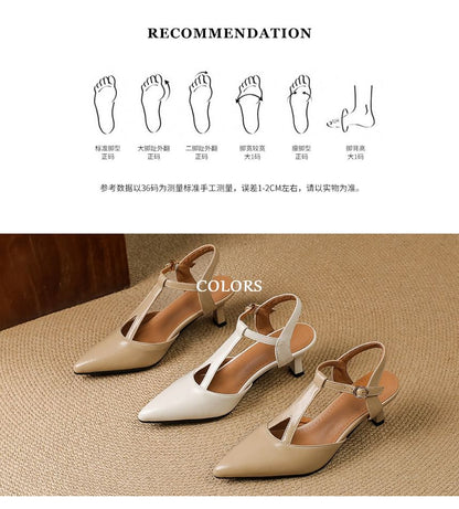 Pointy High Heel Sandals