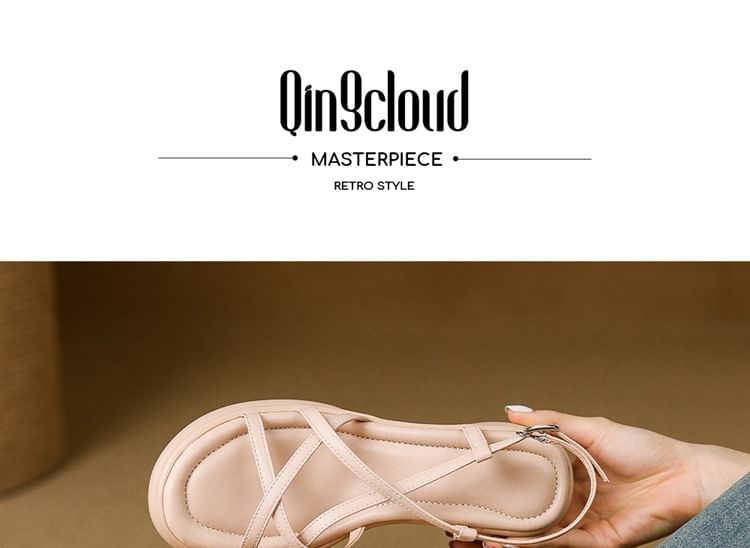 Platform Chunky Heel Strappy Sandals