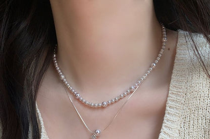 Faux Pearl Necklace