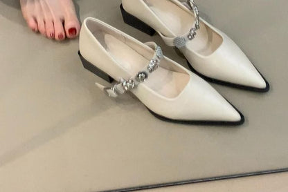 Mary Pointed Shoes Jane Toe