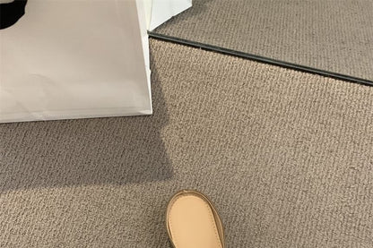 Faux Leather Mary Jane Mules