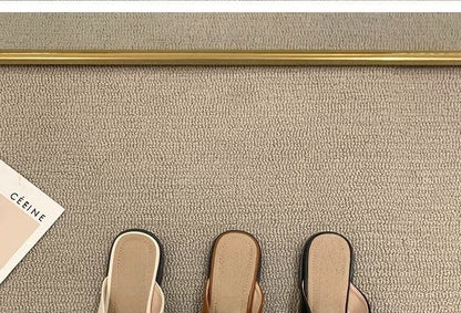 Mules Square Criss Cross Toe