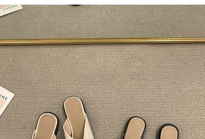 Mules Square Criss Cross Toe