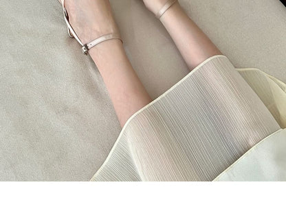 Ankle Strap Knot High Heel Sandals