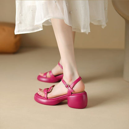 Platform Chunky Heel Sandals