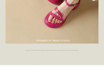 Platform Chunky Heel Sandals