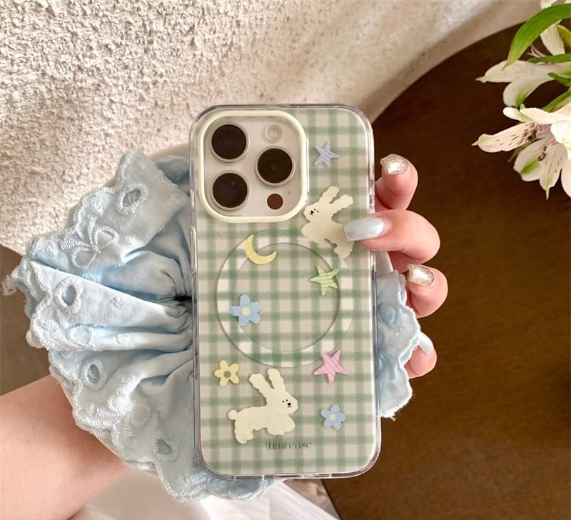 Rabbit Plaid Phone Case