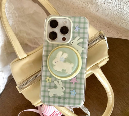 Rabbit Plaid Phone Case