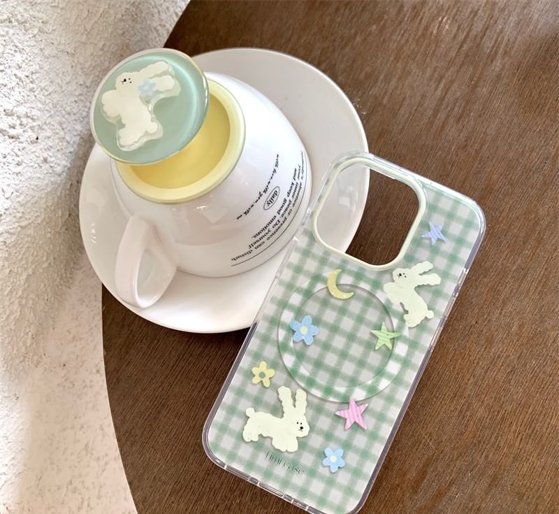 Rabbit Plaid Phone Case