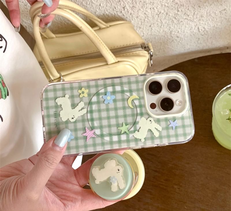 Rabbit Plaid Phone Case