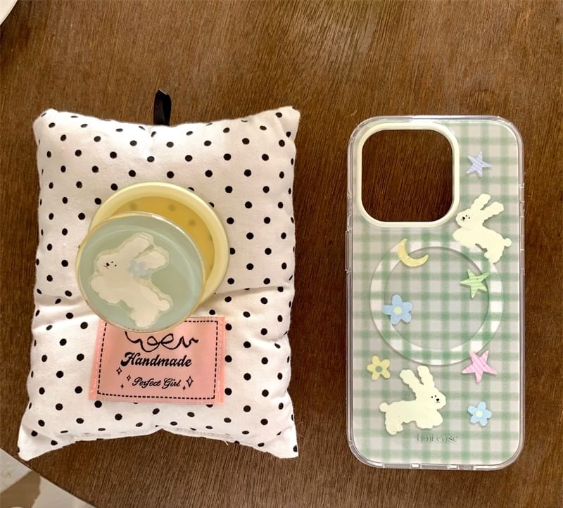 Rabbit Plaid Phone Case