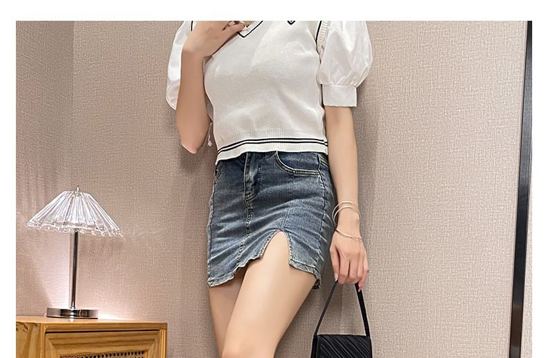 Rhinestone Toe Loop Slide Sandals